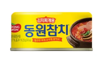 인기템 김치찌개용참치 제품 분석